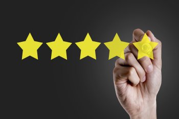 Fünf Sterne für ein Ranking